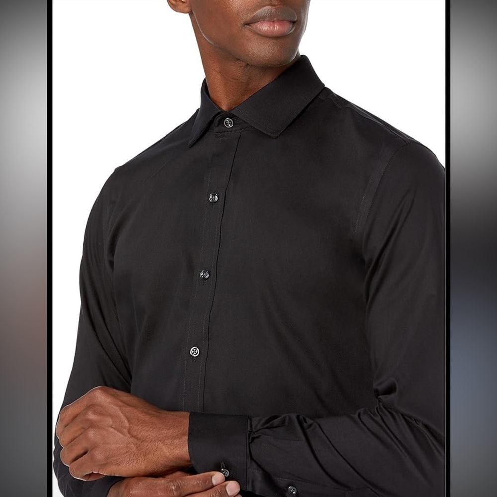 Bonobos Slim Fit 100% Pima Cotton Button-Down Shirt Black – Men’s XXL extra soft